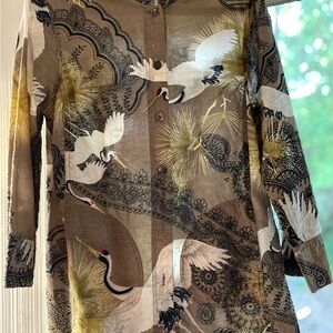 Citron Santa Monica - Crane design M 80% bamboo, 20% nylon
28”, 3/4 sleeves,